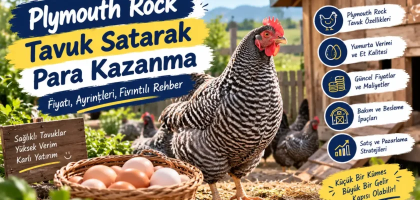 Plymouth Rock Tavuk Satarak Para Kazanma: Özellikleri, Fiyatı ve Ayrıntılı Rehber