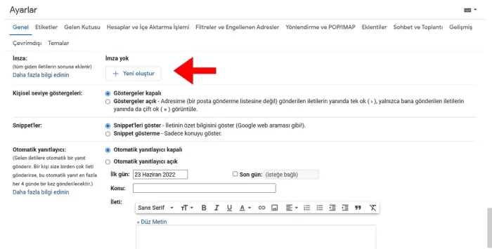 Gmail Imza Ekleme Detayli Klavuz 22