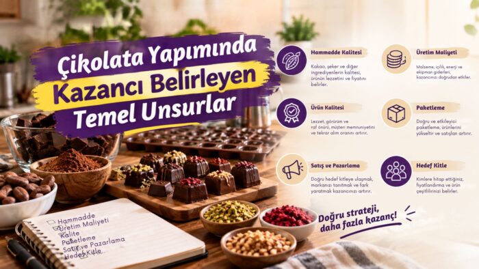 çikolata yapımında kazancı belirleyen temel unsurlar