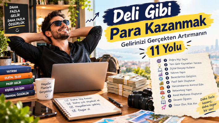 Deli Gibi Para Kazanmak: Gelirinizi Gerçekten Artırmanın 11 Yolu