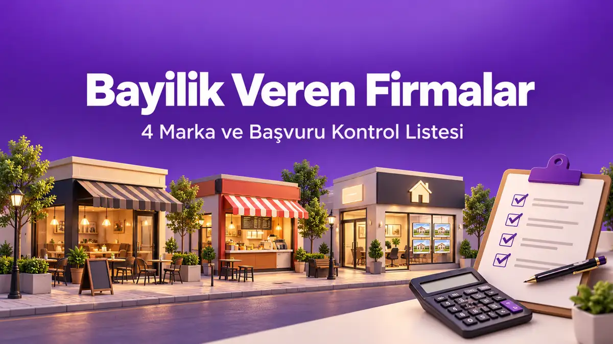 Bayilik Veren Firmalar: 4 Marka ve Başvuru Rehberi 1 Bayilik veren firmalar rehberi: kafe, yiyecek dükkânı ve emlak ofisi modelleri ile başvuru kontrol listesi
