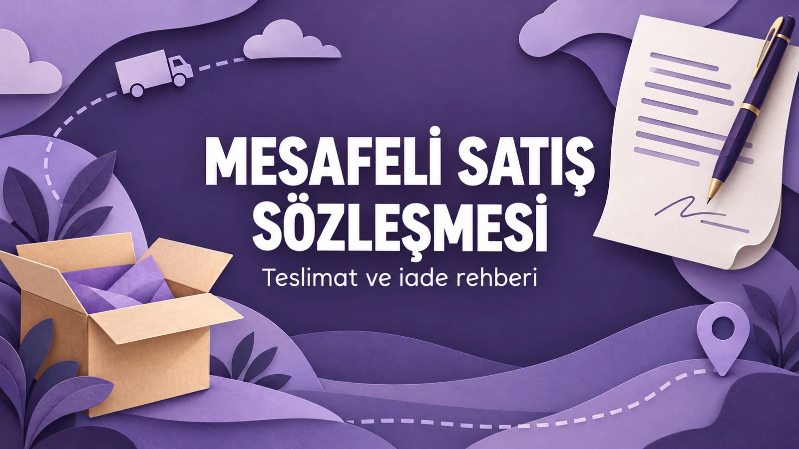 Mesafeli satış sözleşmesi, teslimat ve iade rehberi